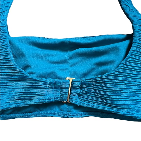 NEW WITH TAGS Tine and TRU Womens solid Variegated Rib Bikini Top Large L 12-14 - Picture 7 of 15